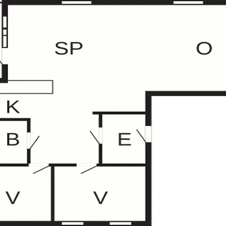 度假居 4 Person In 洛肯
